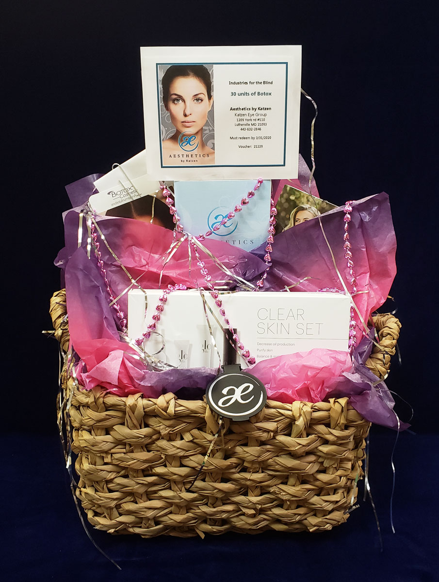 Katzen Eye Group Basket - Botox and Skin Care Kit